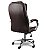 Cadeira de Escritório Comfy Virtuous Marrom, Base Giratória e Sistema Relax - Imagem 4
