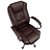 Cadeira de Escritório Comfy Virtuous Marrom, Base Giratória e Sistema Relax - Imagem 5