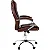 Cadeira de Escritório Flexy Virtuous Marrom, Base Giratória e Sistema Relax - Imagem 3