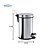 Lixeira Inox com Pedal e balde 12 litros Ø 25 x 41 cm Brinox - Imagem 3