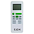 Controle Remoto Ar Condicionado 9000 - 80000 BTUs Split High-Wall Piso Teto Cassete Elgin - Imagem 1