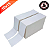 Caixa com 10 Mil Etiquetas 10x15 100x150 Térmica Serrilha Resma - Imagem 1