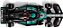 Lego 77244 - Carro de Corrida Mercedes AMG F1 W15 - Lego Speed Champions - Imagem 4