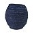 Fio de Poliéster 4mm HassTextil-Azul Marinho com Lurex Prata - Imagem 1