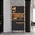 Kit De Cozinha Compacta Lia - Sallêto Cinamomo/Preto - Imagem 2