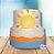 Bolo Fake Raio de Sol / Sol Boho / Primeira Volta ao Sol - Imagem 10