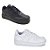 Kit 2 pares Nike Air Force1 Preto e Branco - Imagem 1