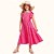 Vestido Rosa Chiclete - Imagem 1