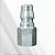 PINO CONECTOR ENG 3/8" X ROSCA FEMEA 1/4" - HIDRAFLUX - Imagem 1