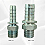 ESPIGAO M. FX 1/2" NPT X MANG. 3/4" C/ CANAL - Imagem 2