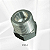 BUCHA DE REDUCAO M. 1" NPT X F. 3/8" NPT - Imagem 1