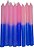 Vela Palito Azul e Rosa 1kg Parafina 100% Pura - Imagem 1