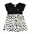 Vestido em Cotton e Tecido Plano Infantil Menina Preto - Elian - Imagem 2