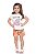 Conjunto Infantil Menina Summer Branco - Fakini Forfun - Imagem 1