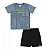 Conjunto Curto Infantil Menino Sailing Club Azul - Elian - Imagem 2