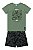 Conjunto Infantil Menino Summer Vibes Verde - Kamylus - Imagem 1