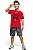Conjunto Infantil Menino Summer Vibes Vermelho - Kamylus - Imagem 1
