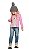 Blusa Infantil Menina Meia Estação com Estampa Interativa Girafa - Kely & Kety - Imagem 1