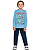 Conjunto Infantil Menino Moletom Felpado com Estampa Tiranossauro Rex - WRK - Imagem 1