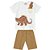 Conjunto Infantil Menino com estampa de Dinossauro - Brandili - Imagem 2