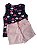 Conjunto de Verão Feminino "Cat Corações" - Imagem 3