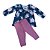 Conjunto Infantil Florido - Blusa e Calça - Milon - Imagem 2