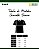 CAMISETA BÁSICA PRETA PRA ESTÁGIO - Imagem 2