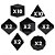 Dark Grey - Conjunto de Dados (30 peças) - Imagem 1