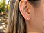 Brinco Coração Zirconia - 4mm - Prata 925 - MB307 - Imagem 1