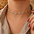 Gargantilha Choker Olho Grego - Semijoia 18k MC346 - Imagem 1