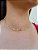 Gargantilha Choker Folha - Semijoia 18k MC354-1590 - Imagem 2