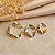 Trio Juliette - Semijoia 18k - Antialérgico - MB466-15120 - Imagem 1