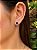Brincos Prata 925 Cravejados com Zircônias - 11 mm - Imagem 2