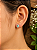 Brincos Gota Prata 925 Cravejados com Zircônias - 9mm - Imagem 4