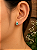 Brincos Gota Prata 925 Cravejados com Zircônias - 9mm - Imagem 5