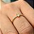 Anel Solitário Cravejado Oval - Semijoia 18 k - MA111-990 - Imagem 2