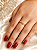 Anel Ajustável Oval - Semijoia 18k - MA129-798 - Imagem 1