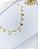 Gargantilha Choker Medalhinhas Com Ponto De Luz - Semijoia 18 k - 32cm + 10 cm ( extensor ) - Imagem 2