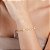 Pulseiras Coração Vazado C/ Pérolas - Semijoia 18k - Imagem 2