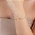 Pulseiras Coração Vazado C/ Pérolas - Semijoia 18k - Imagem 1