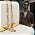 Pulseira Masculina Cartier 4mm - Semijoia 18k - MP371-18200 - Imagem 1