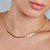 Gargantilha Laminada - Semijoia 18k - 45 cm - MC664-27178 - Imagem 1