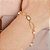 Pulseira Argolas Ovais C/ Pérolas - Semijoia 18k 18k - MP406-10120 - Imagem 1