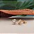 Brinco Flor Cravejado - Semijoia 18k - 8 mm - MB879-662 - Imagem 1