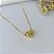 Gargantilha Coração - Semijoia 18k - 45cm - MC671-11140 - Imagem 2