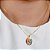 Gargantilha Nossa Senhora Cravejada Multicor - Semijoia 18k - 45cm - MC699-20220 - Imagem 1