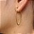Argola Oval 38 mm - Semijoia 18k - MB764-770 - Imagem 3
