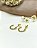 Argola C/ Tarraxa Cravejada - Semijoia 18k - MB868-664 - Imagem 2
