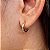 Argola Estrelinhas Cravejada 10 mm - Semijoia 18 k - MB726-750 - Imagem 1