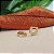 Argola Cravejada 9 mm - Semijoia 18k - MB752-648 - Imagem 1
